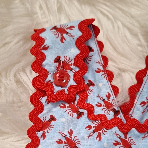 Kids Red and Blue Casual Dress Set - Picture 2 of 5